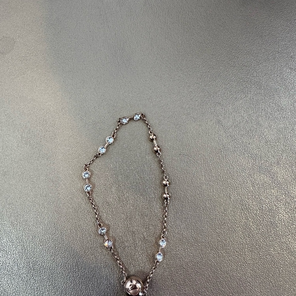 Swarovski brand Elegant rose gold plated Bracelet with Crystal Accents - Picture 2 of 2